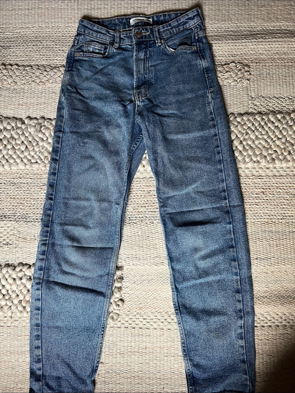 Pull&Bear Slim Straight Blue Jeans